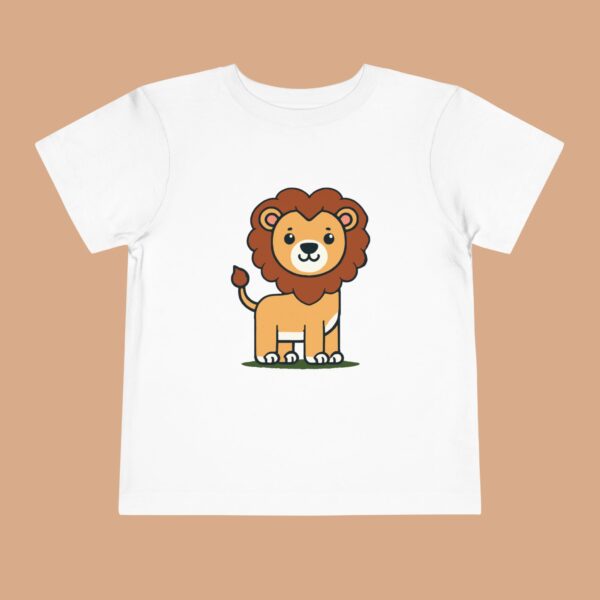 Majestic Lion Toddler Tee - Roaring Short Sleeve Shirt for Kids - Image 4