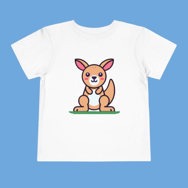 Hop Along Kangaroo Toddler Tee - Energetic Short Sleeve Shirt for Kids - Image 3