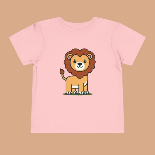 Majestic Lion Toddler Tee - Roaring Short Sleeve Shirt for Kids - Image 3