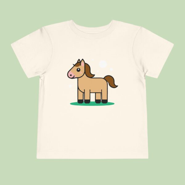 Horse Toddler Tee - Adorable Short Sleeve Shirt for Kids - Image 5
