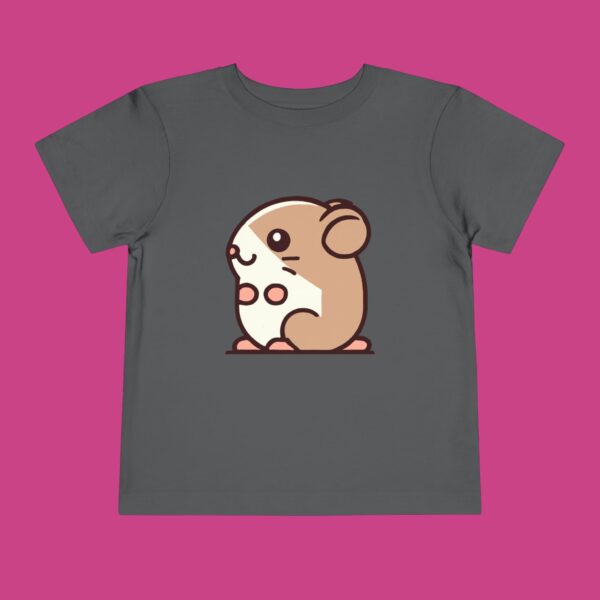 Happy Hamster Toddler Tee - Joyful Short Sleeve Shirt for Kids - Image 2