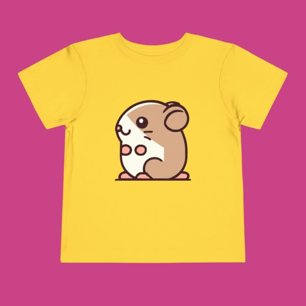 Happy Hamster Toddler Tee - Joyful Short Sleeve Shirt for Kids - Image 5