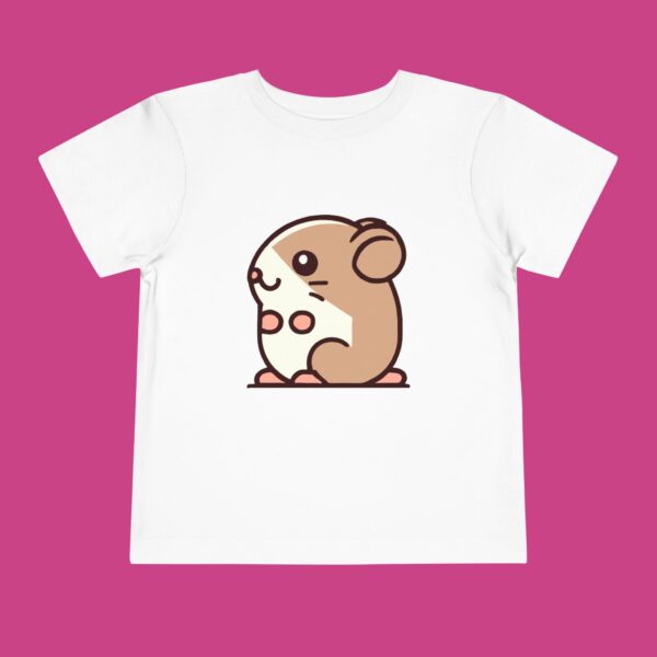 Happy Hamster Toddler Tee - Joyful Short Sleeve Shirt for Kids - Image 4