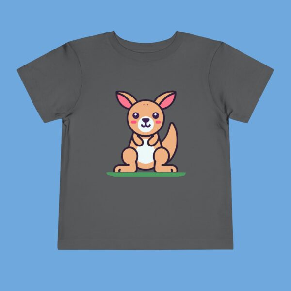 Hop Along Kangaroo Toddler Tee - Energetic Short Sleeve Shirt for Kids